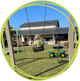 Josh on a swing at LH